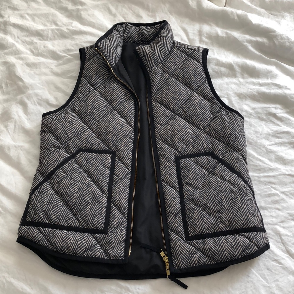 J. Crew herringbone vest Size Small